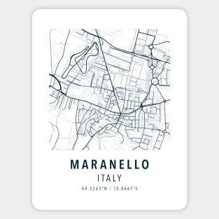maranello simple map Magnet